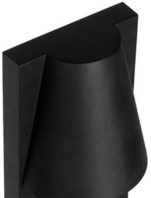 Industriële staande buitenlamp zwart IP44 - Femke