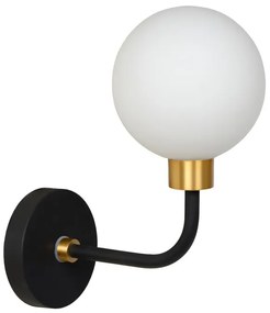 Lucide Berend wandlamp 33W laag zwart