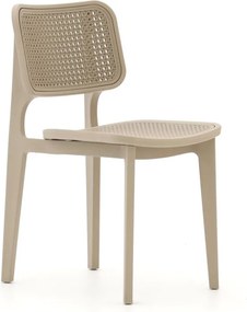 Dining tuinstoel | Forza  Xitta | Kunststof | Taupe | Kees Smit Tuinmeubelen