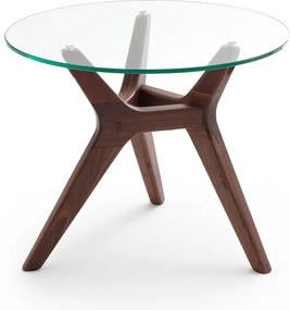 Salontafel notenhoutø50 cm, Maricielo