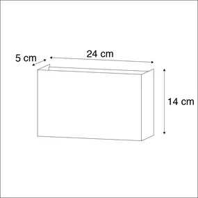 Moderne wandlamp staal - Otan Modern G9 Binnenverlichting Lamp