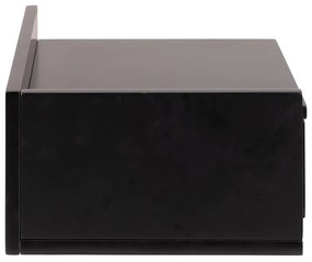 Zwevend Nachtkastje Zwart - 40x32x16.5cm.
