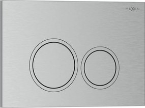 Mexen Tex 01 spoelknop, geborsteld nikkel - 6101-10