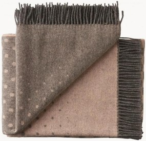 Plaid Madrid van wolmix met franjes