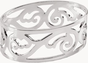 Zilverkleurige servetringen Vita, 4-delig