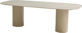 Taste by 4 Seasons Bosco tuintafel met keramisch blad Sabia Panna 240 x 105 cm Tuintafel   bruin weerbestendig