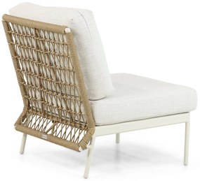 Hoek loungeset 6 personen Aluminium/Wicker Taupe  Coco Bali