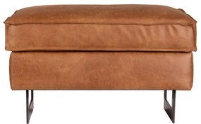 Poef - Riverdance - leer Colorado cognac 03