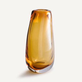 Handgeblazen glazen vaas, H26,5 cm, Myra