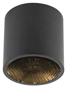 Design opbouwSpot / Opbouwspot / Plafondspot zwart GU10 111mm - Impact Honey Design GU10 cilinder / rond Binnenverlichting Lamp
