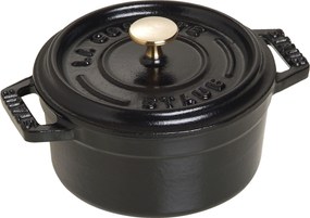 Staub La Cocotte Mini braadpan 10 cm / 250 ml, Rond, Zwart - La Cocotte - Staub