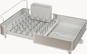 Uitschuifbare afdruiprek met verstelbare waterafvoer