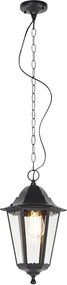 Klassieke buiten hanglamp zwart IP44 - Havana