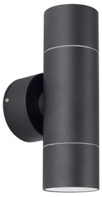 Ray Up en Down Muurlamp Zwart met LED