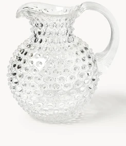 Mondgeblazen karaf Hobnail, 2 L