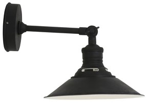 Wandlamp Kensington Antiek Zwart