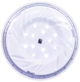 vidaXL Zwembadlamp dompelbaar drijvend LED met afstandsbediening wit