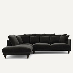 Chenille fluwelen hoekbank, Lazare