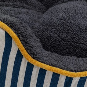Honden En Kattenmand Blauw Wit Gestreept