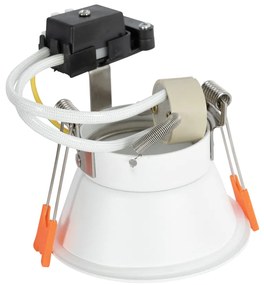 Set van 6 inbouwspots wit GU10 50mm IP44 - Dept