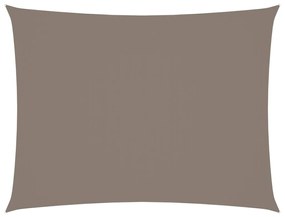 vidaXL Zonnescherm rechthoekig 2x3,5 m oxford stof taupe