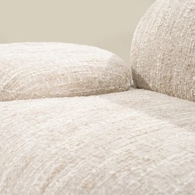 Design Bank Organische Vorm Beige