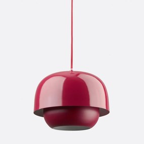 Hanglamp van gekleurd metaal Ø21,4 cm, Kinoko