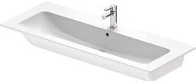 Duravit ME by Starck meubelwastafel 1 kraangat met overloop 123x49cm wit 2361120000