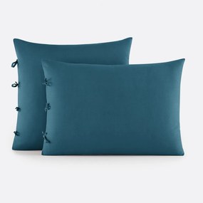 Effen kussensloop te strikken in katoen , Scenario