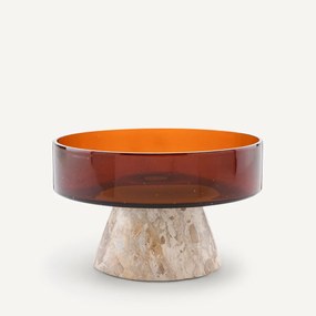 Schaal in glas en marmer, Trapani