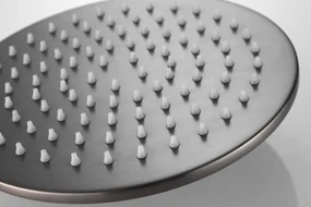 Saniclear Vision ronde douchekop 20cm verouderd ijzer - gunmetal