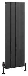 Eastbrook Charlton radiator 35x120cm aluminium 775W antraciet