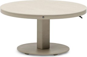 Tuintafel   90 cm  Zand/Beige   Tivano in hoogte verstelbare
