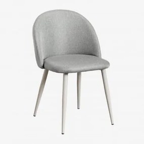 Kana Deluxe Eetkamerstoelen Set Van 2 Grijs – Taupe – Koel & Linnen Grijs – Beton - Sklum