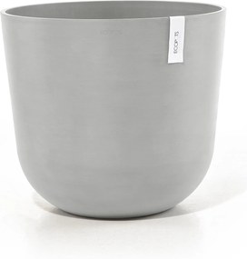 Ecopots bloempot Oslo 55 - Rond - White Grey - Diameter 55 x H48,5 cm