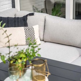 Garden Impressions Malakka lounge dining set 6-delig - valley sand - light teak look