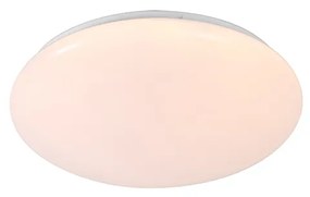 Plafondlamp wit 33 cm incl. LED en dimmer met afstandsbediening - Iene Modern rond Binnenverlichting Lamp