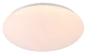 Plafondlamp wit 33 cm incl. LED en dimmer met afstandsbediening - Iene Modern rond Binnenverlichting Lamp