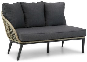 Hoek loungeset 4 personen Aluminium/wicker Taupe  Coco Coco Leonardo