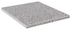 vidaXL Aanrechtblad 50x60x2,8 cm spaanplaat grijs met graniettextuur