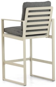 Barstoel Aluminium Taupe-naturel-bruin Lifestyle Garden Furniture Nuno