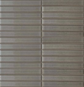 Wandtegel kitkat mozaïek Terratinta Stick 30x29cm soft brown glans gerectificeerd