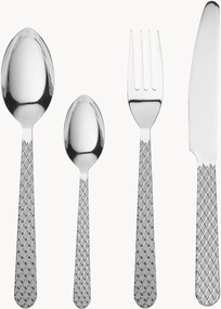 Bestekset Rhombe met gefloten handvat, 4 personen, 16-delig
