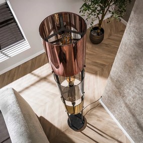 Vloerlamp Tricolore Zwart