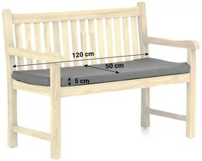 Lifestyle Garden Furniture Bankkussen Antraciet Textiel Grijs