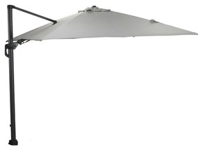 Garden Impressions Zweefparasol Hawaii Deluxe 300x300 - donker grijs - zand
