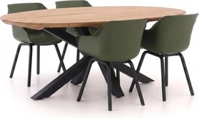 + 15% kassakorting | Diningset Hartman  | 4 personen | Tuinset teakhout | 5-delig | Kees Smit Tuinmeubelen