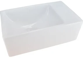 Wiesbaden Rhea xxs fontein zonder kraangat 30,5 x 18 x 11 cm keramiek glans wit 32.3500