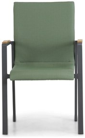 Tuinset 4 personen 200 cm Aluminium/textileen Groen Lifestyle Garden Furniture Brandon/Brookline