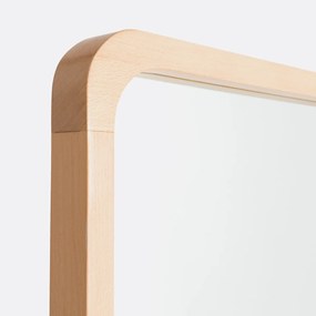 Spiegel op voet/psyche in beukenhout 50x150 cm, Alaria